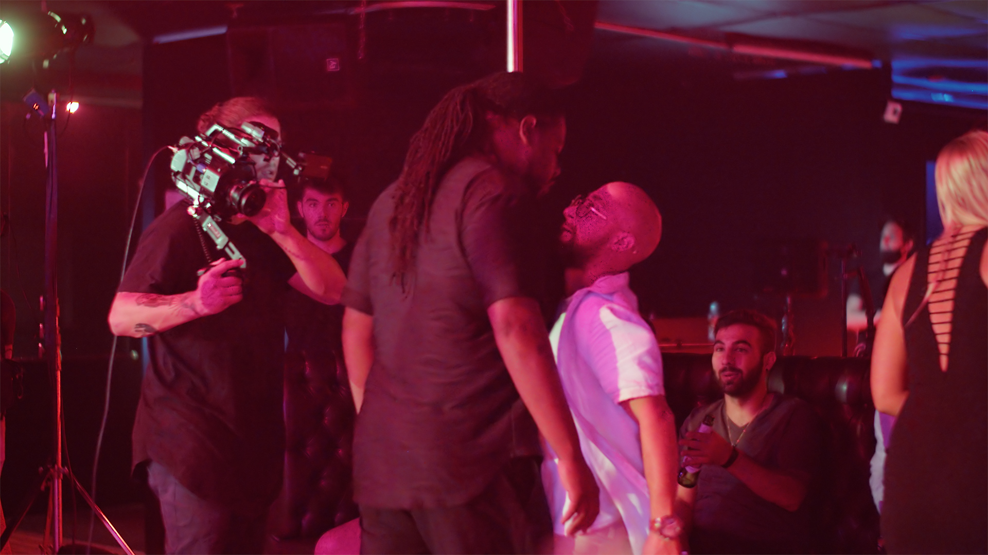 Behind the scenes