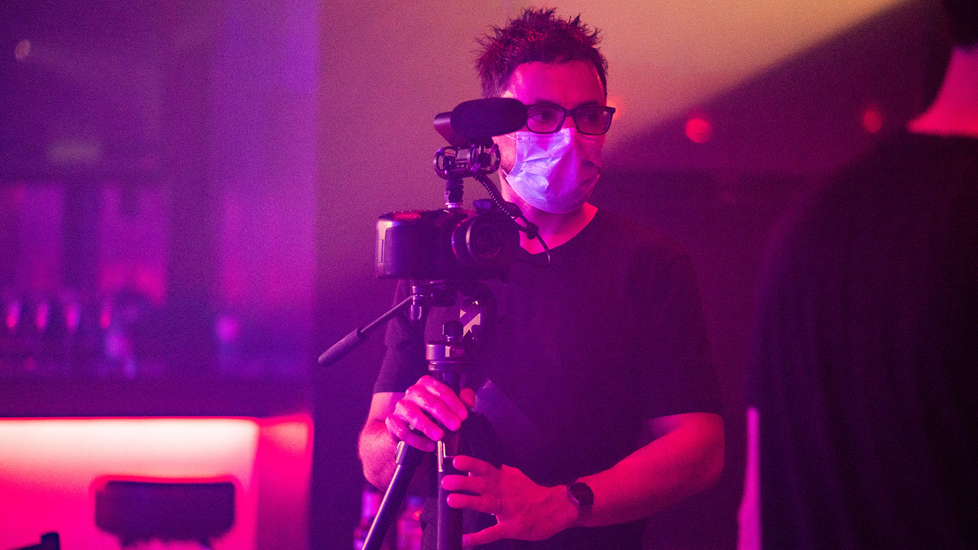 Behind the scenes